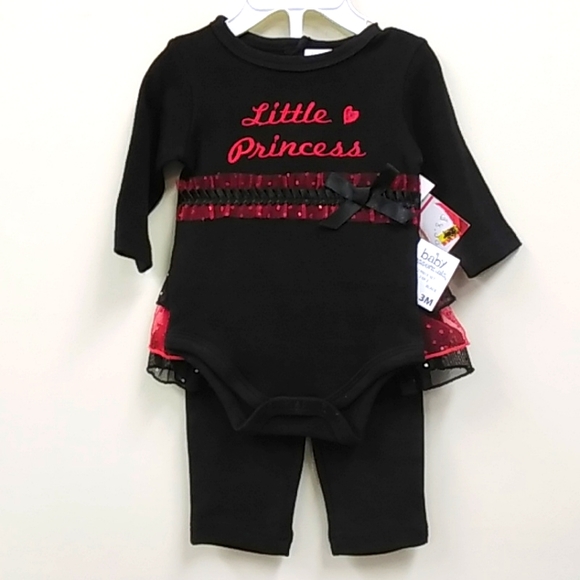 NWT Baby Essentials Little Princess Onesie 5196Y - Picture 1 of 5